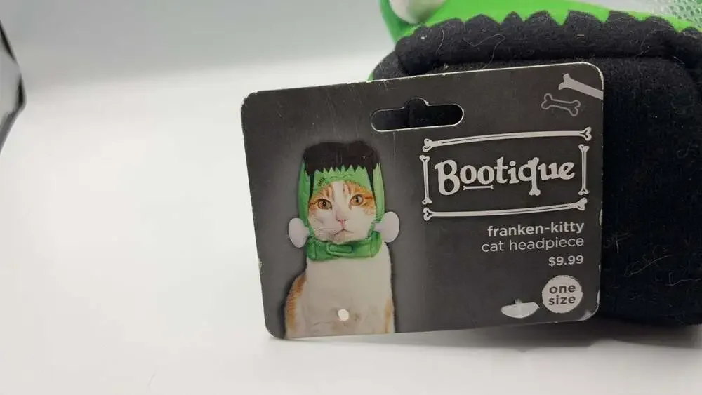 Frankenstein cat headpiece New